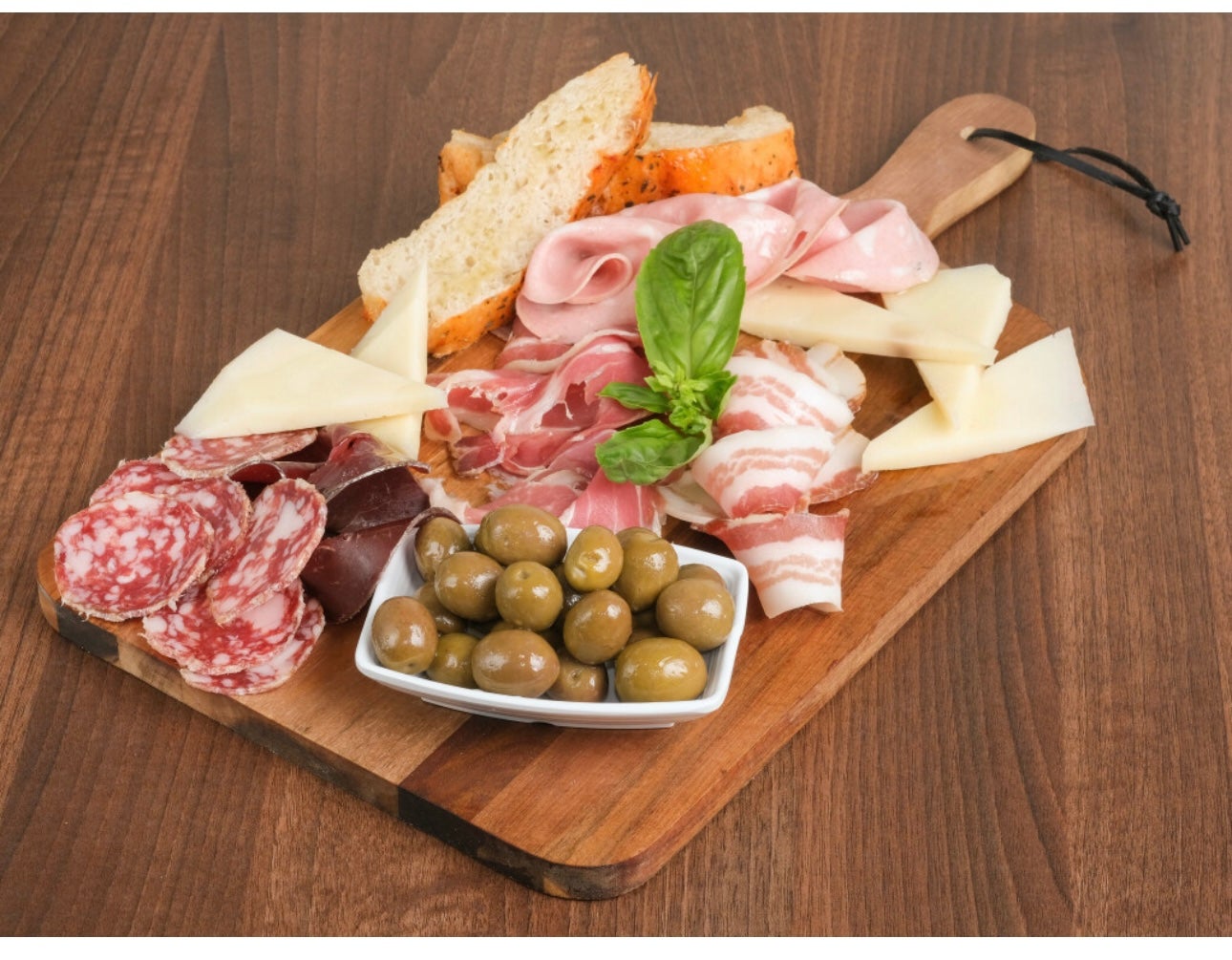 Meat and cheese platter