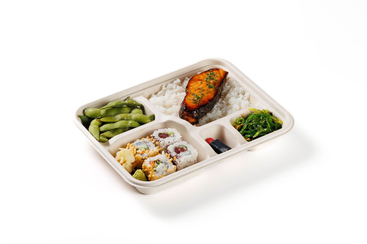Salmon Teriyaki Bento Box