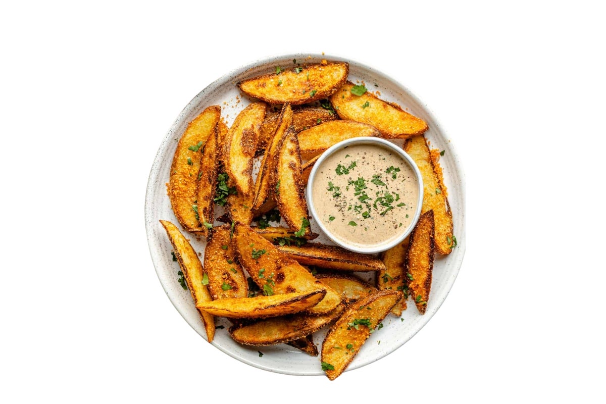Potato Wedges with Dip🥔🍲