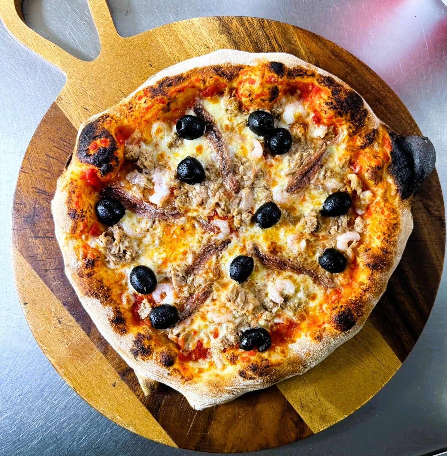 13. Seafood Pizza: