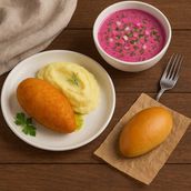 Kukareku Combo (Chicken Kiev)(Курица по-киевски)