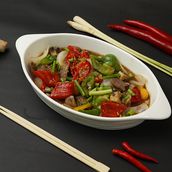 Stir Fried Beef In Oyster Sauce เนื้อผัดน้ำมันหอย