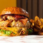 Super Juicy Lava Beef Burger