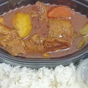 Beef Afritada with rice