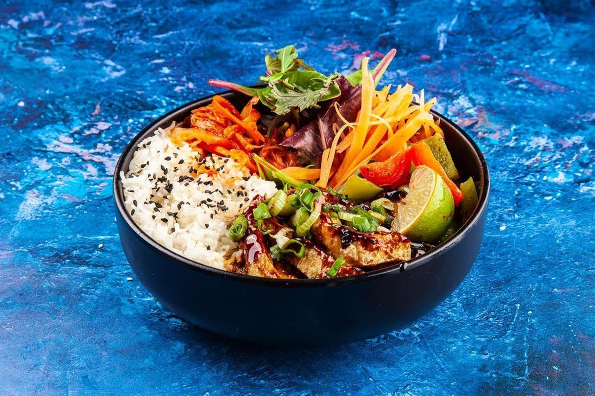 Vegan Teriyaki Tofu Donburi
