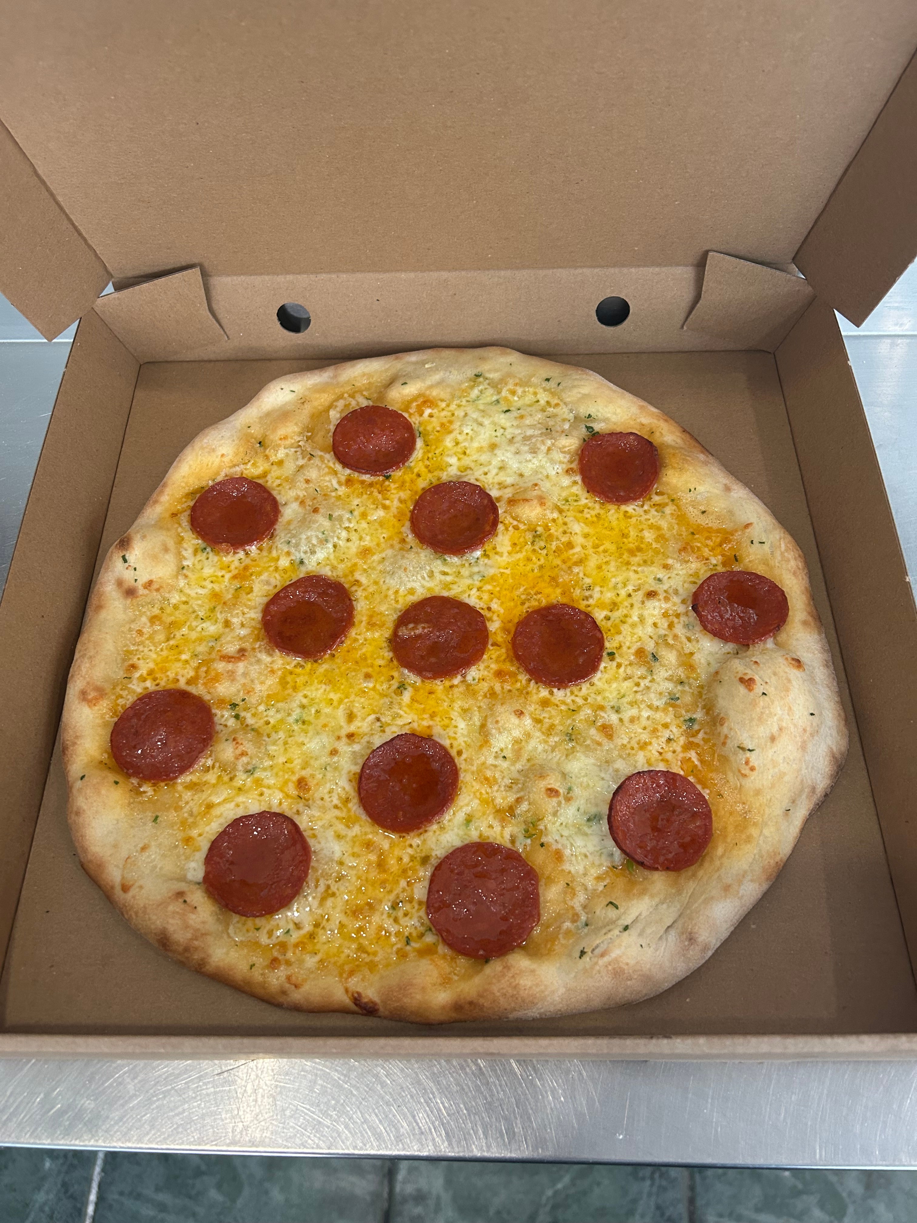 Pepperoni Garlic Bread Pizza