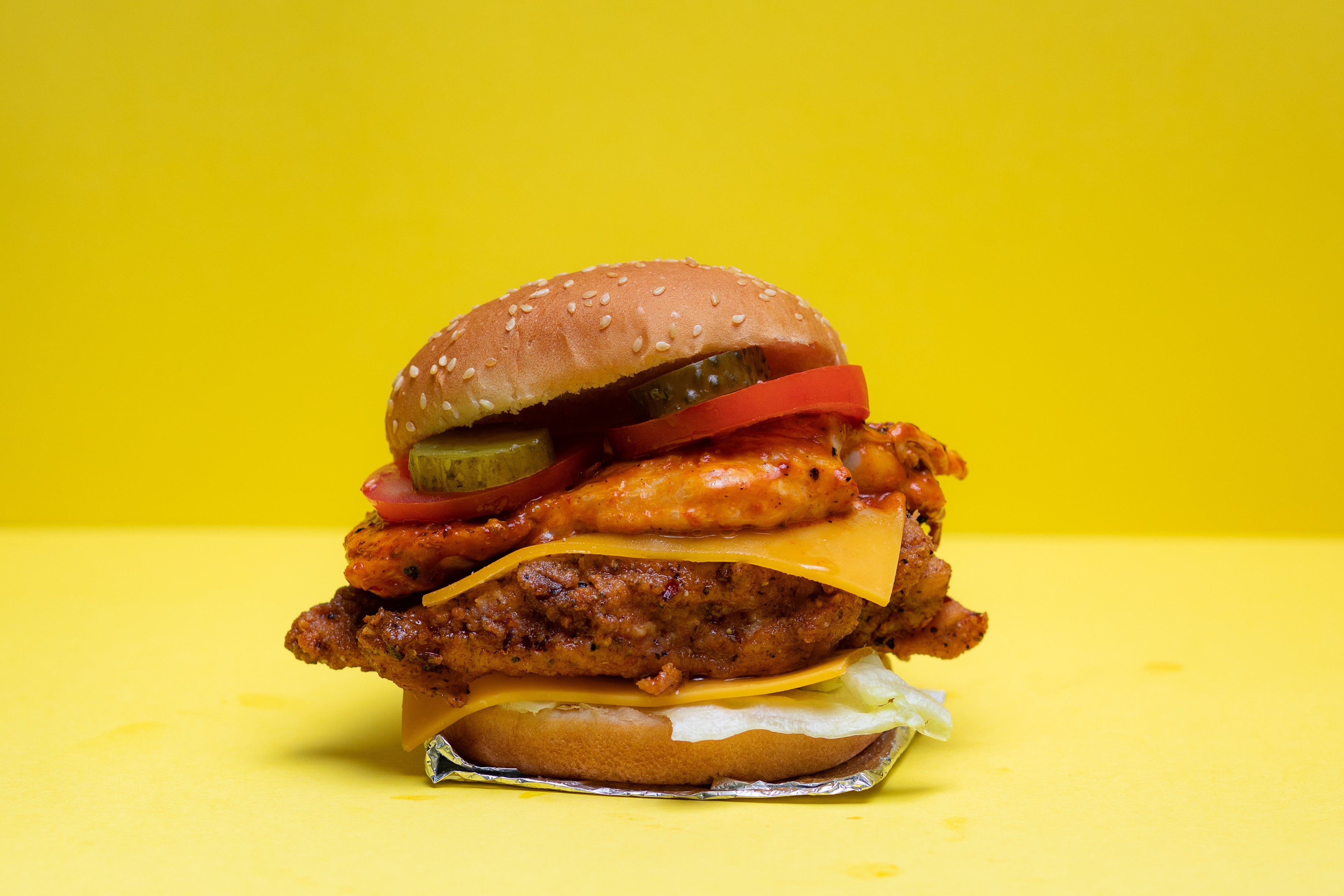 The Op Monster Chicken Burger