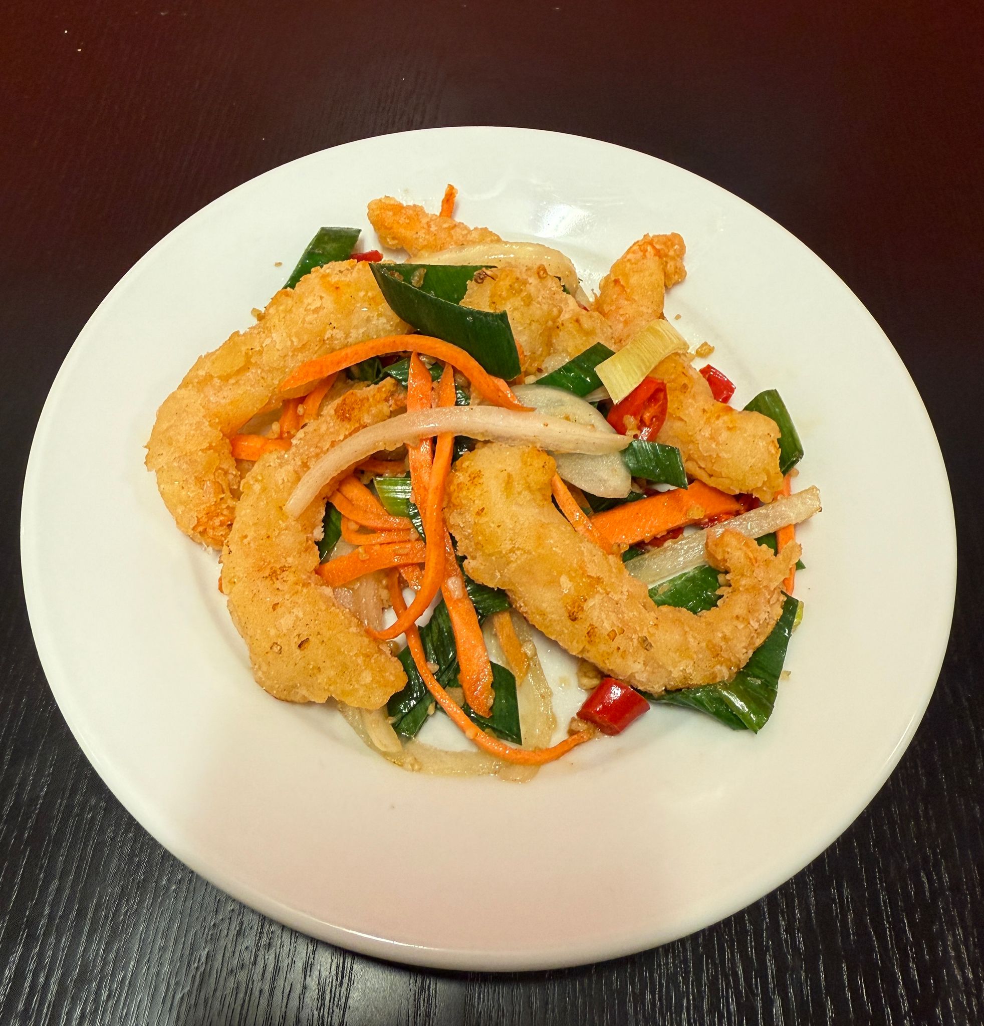 33# King Prawns With Salt and Pepper (召炎虾)