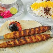 Mince Lamb & Chicken Kabab With Rice