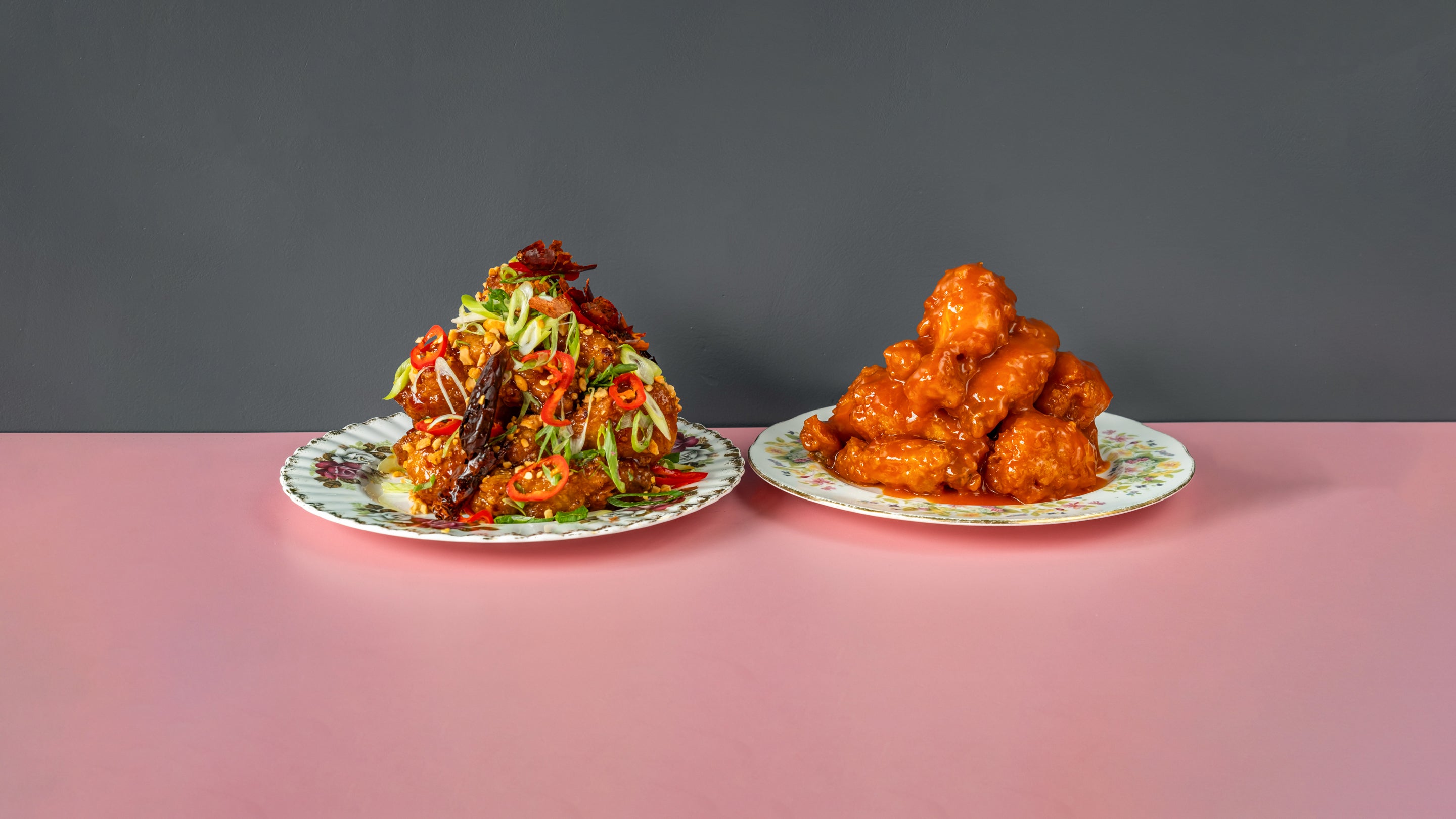 18 Wings Half Hot Half Kung Pao