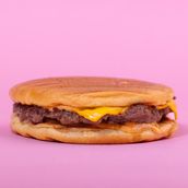 Flat Beef Burger With Truffle Sauce
