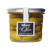 De Carlo Medium Green Olives Bella Di Cerignola 330 Gm