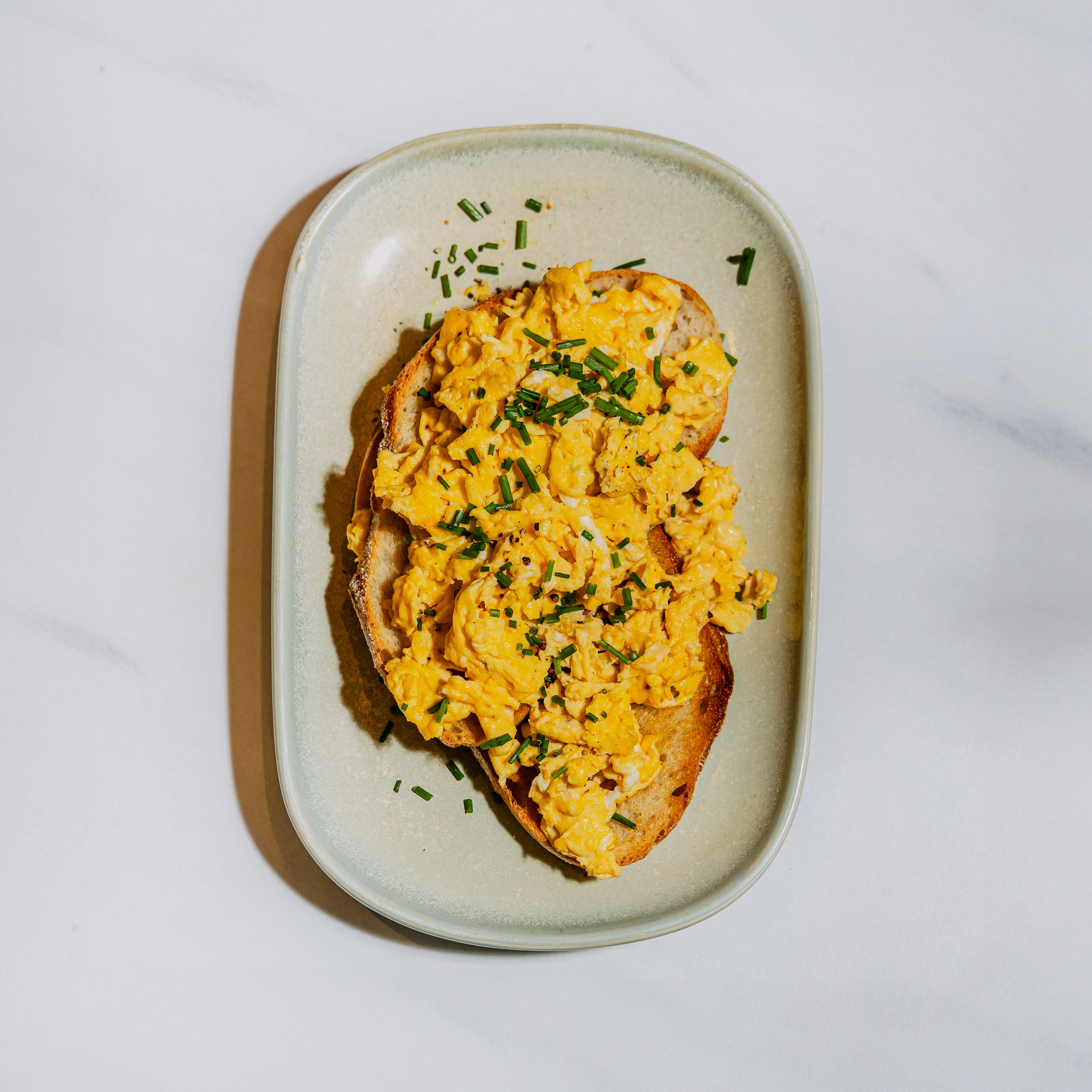 Scrambled Eggs on Sourdough