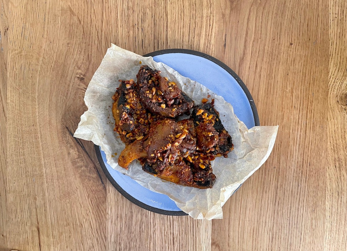 Mixed Mushrooms Roasted with Sweet & Spicy Paprika and Cashews (VG)