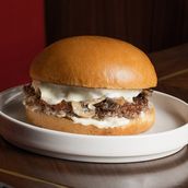 Mushroom Truffle Burger