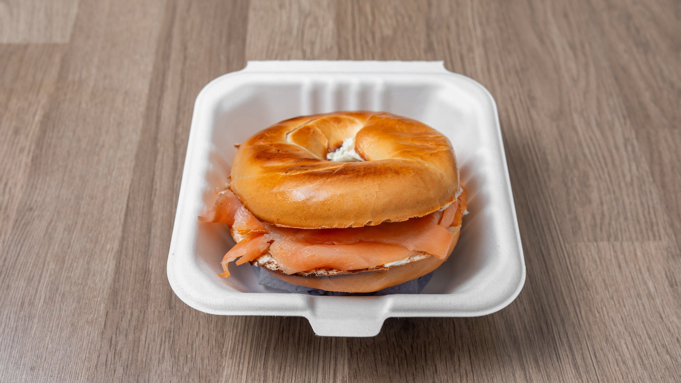 Philadelphia & fresh salmon