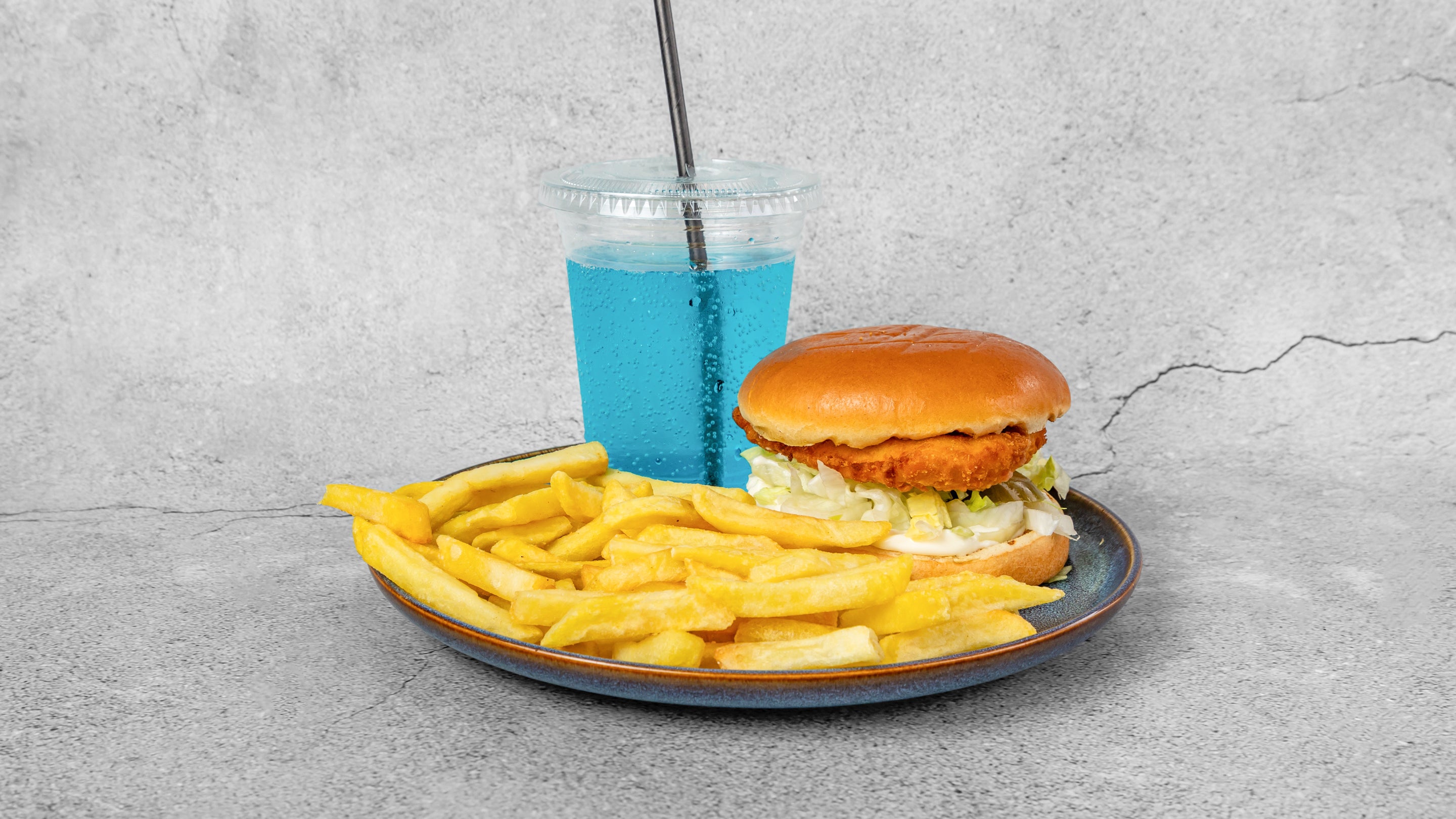 Chicken Fillet Burger Meal