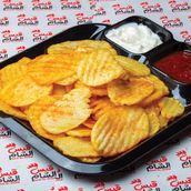 Potato sliced dish