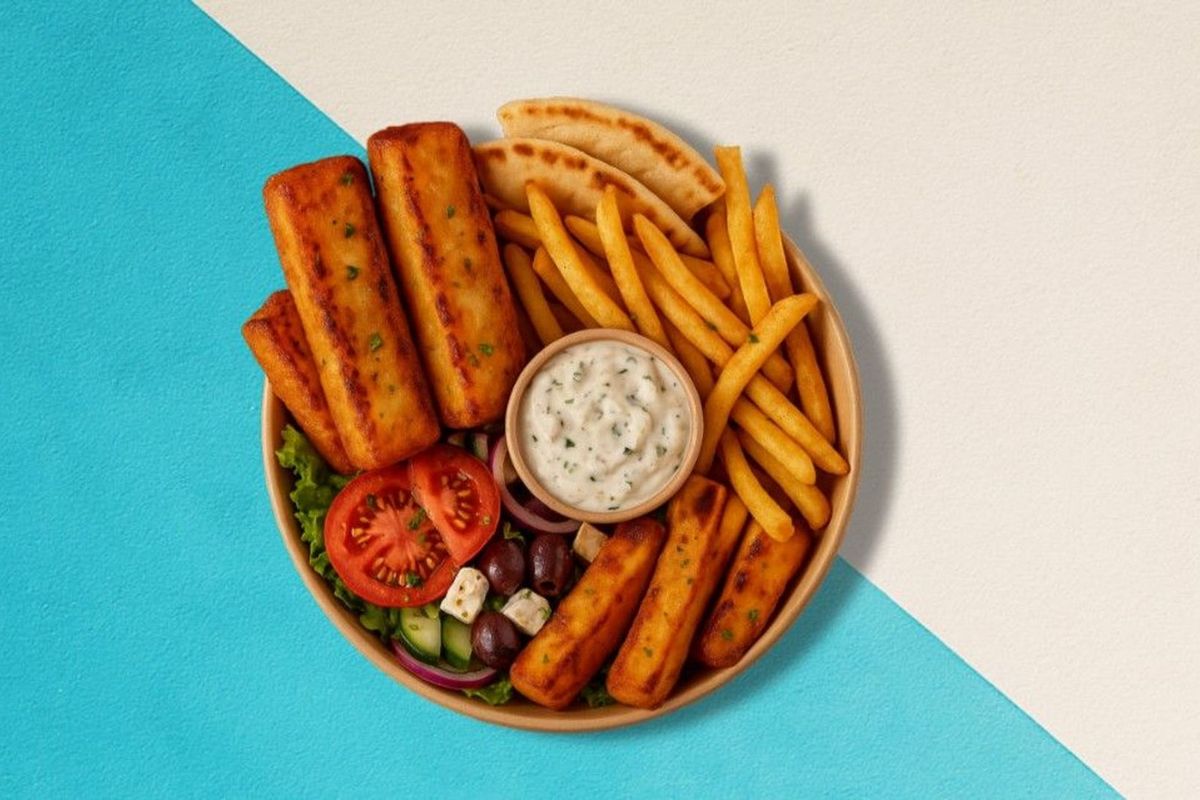 The Exta-Stix Halloumi Bowl