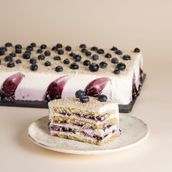 Coconut With Blueberry Cake