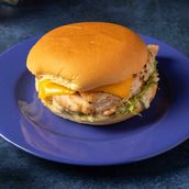 No Fuss Grilled Chicken Burger