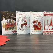 Christmas Greeting Cards Gnome And Others Dfd209