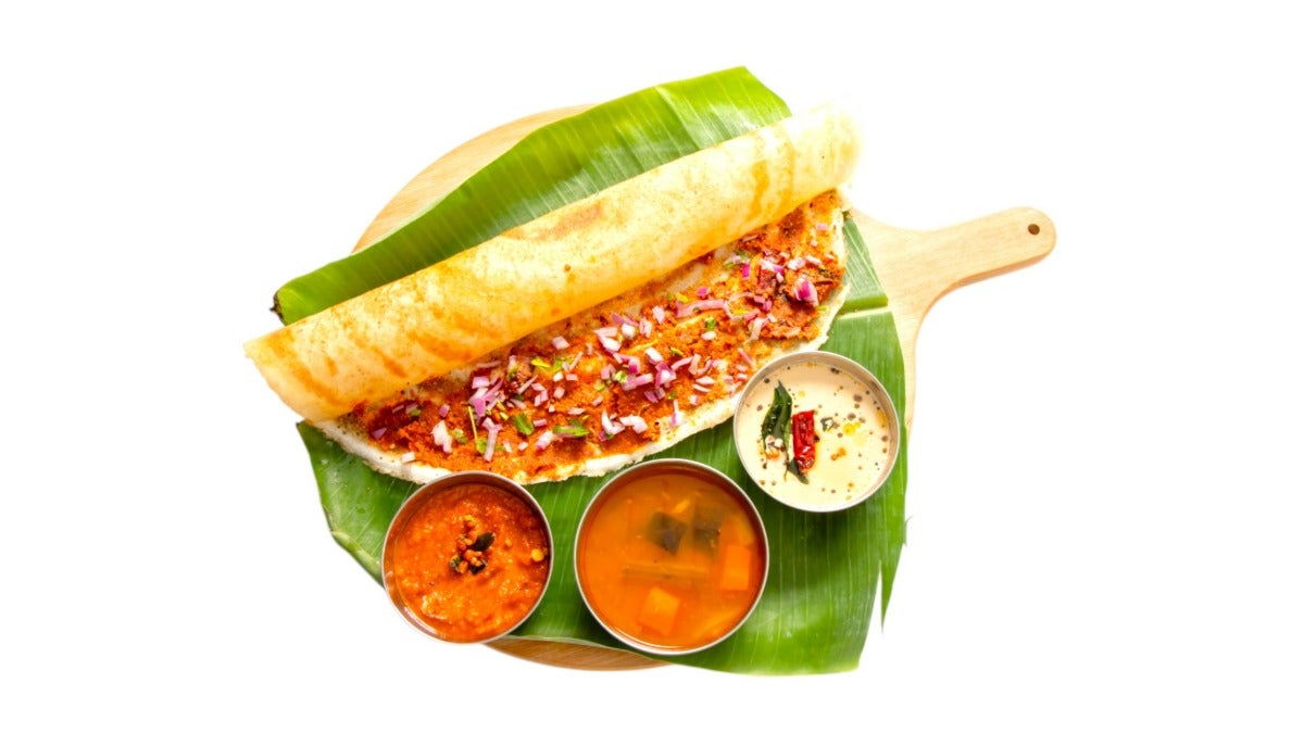 Onion Karam Dosa (Crispy & Caramelised)