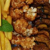 Medium Syrian Mixed Fried Vegetables Plate
