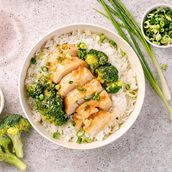 Honey Garlic Chicken Rice Bowl