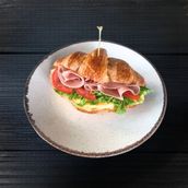 Croissant Omelette Turkey Cheese