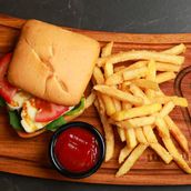 Focaccia Grilled Halloumi Sandwich