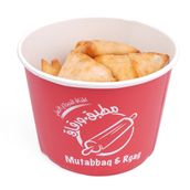 A Tb Bucket Of 12 Piece Fried Cheese Samosas Qalas