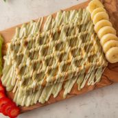 Pistachio waffle