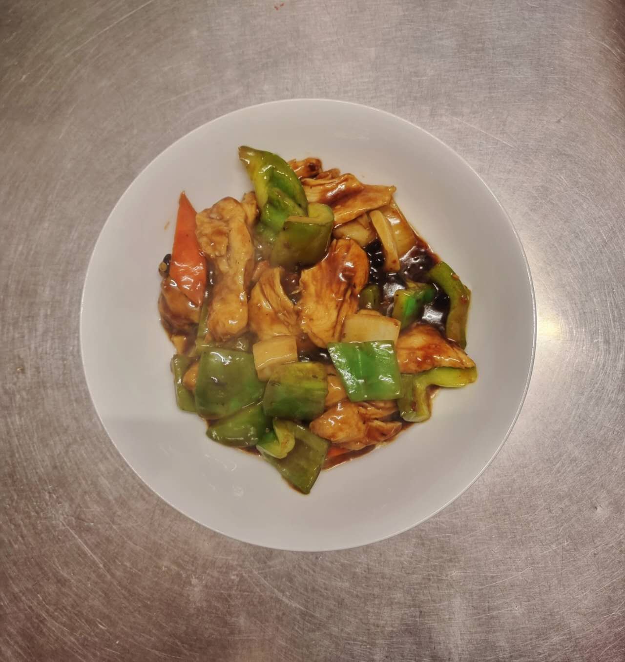Green Pepper in Black Bean Sauce士召