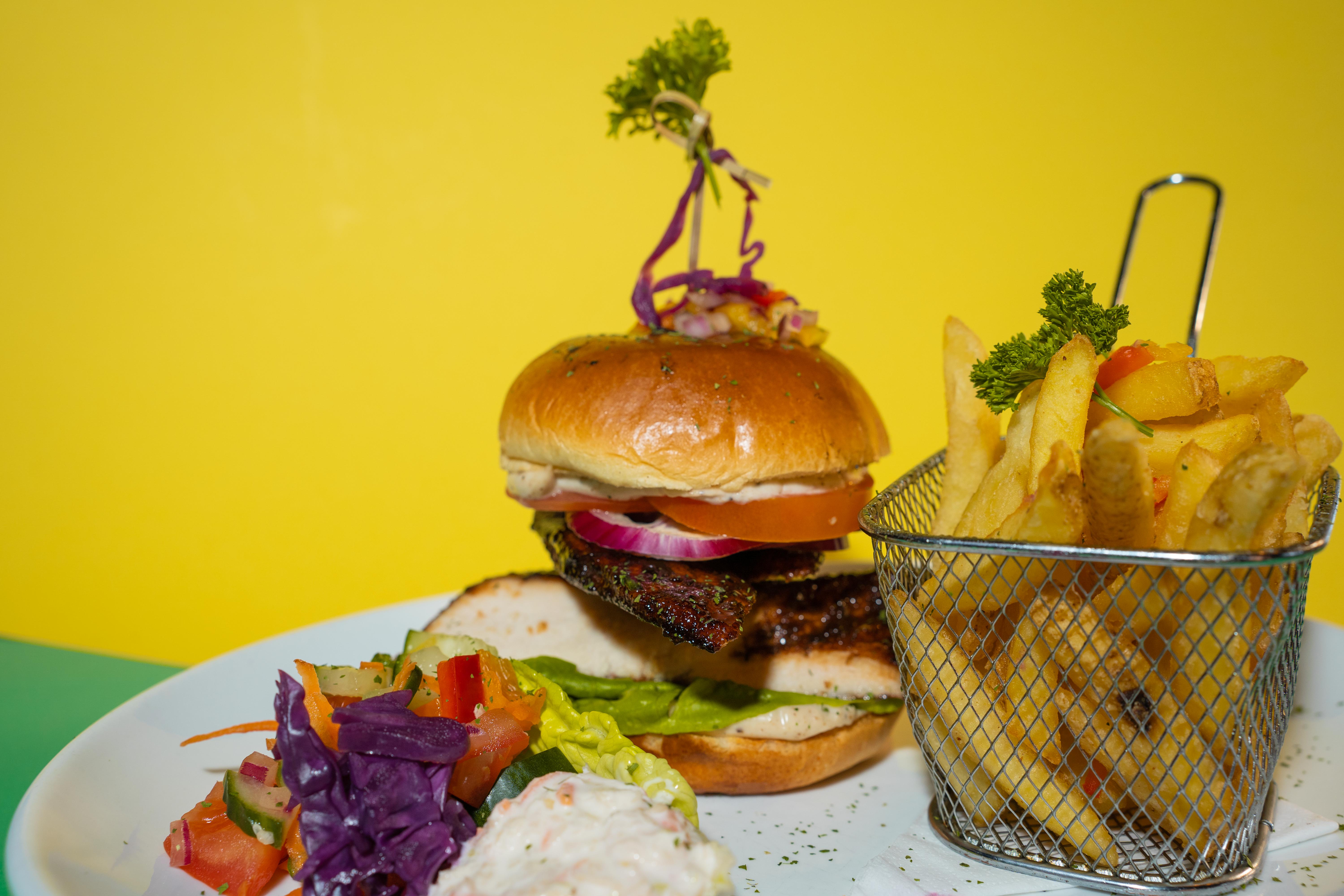 Jerk Chicken Burger
