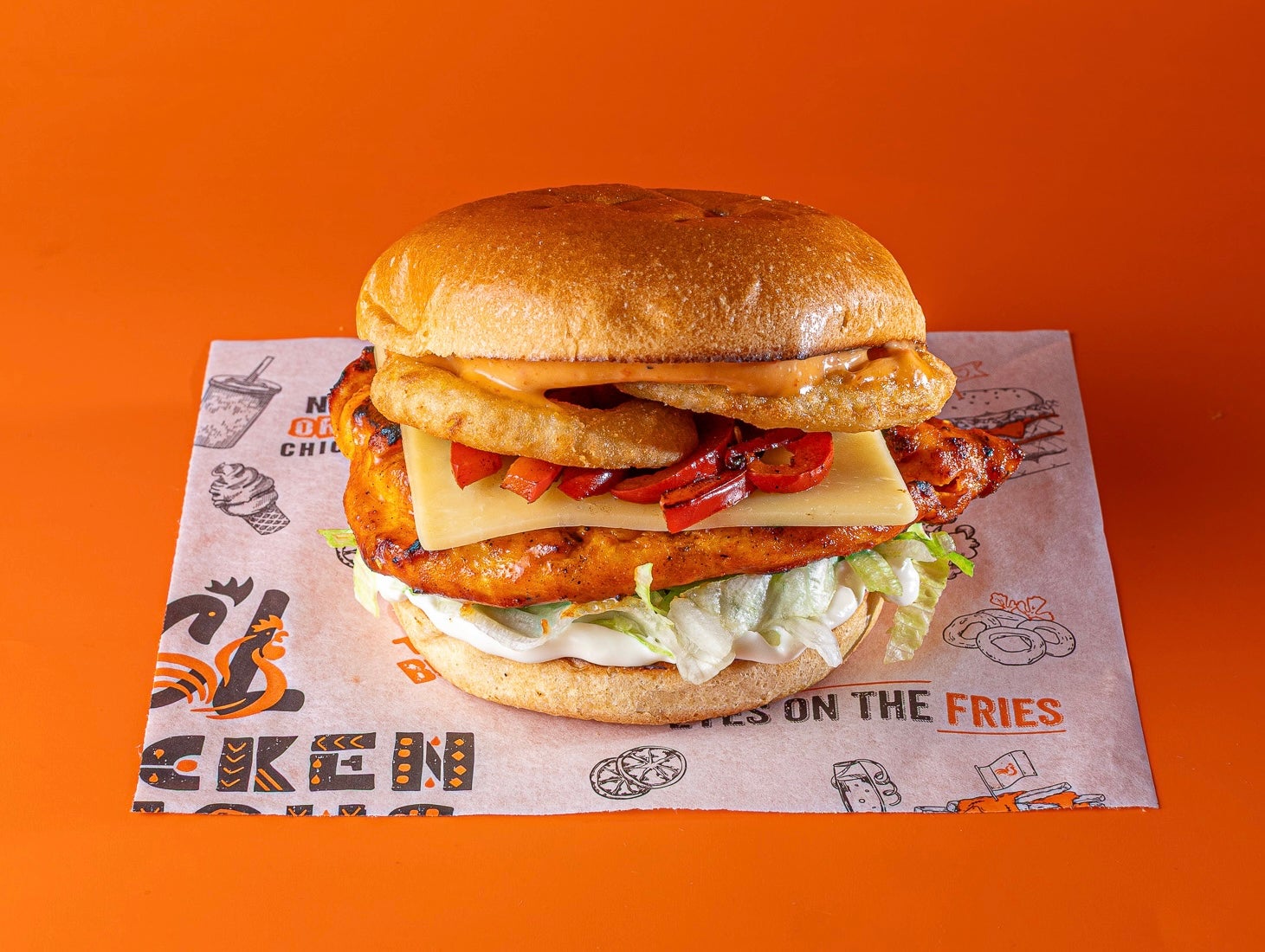 Twister Chicken Burger