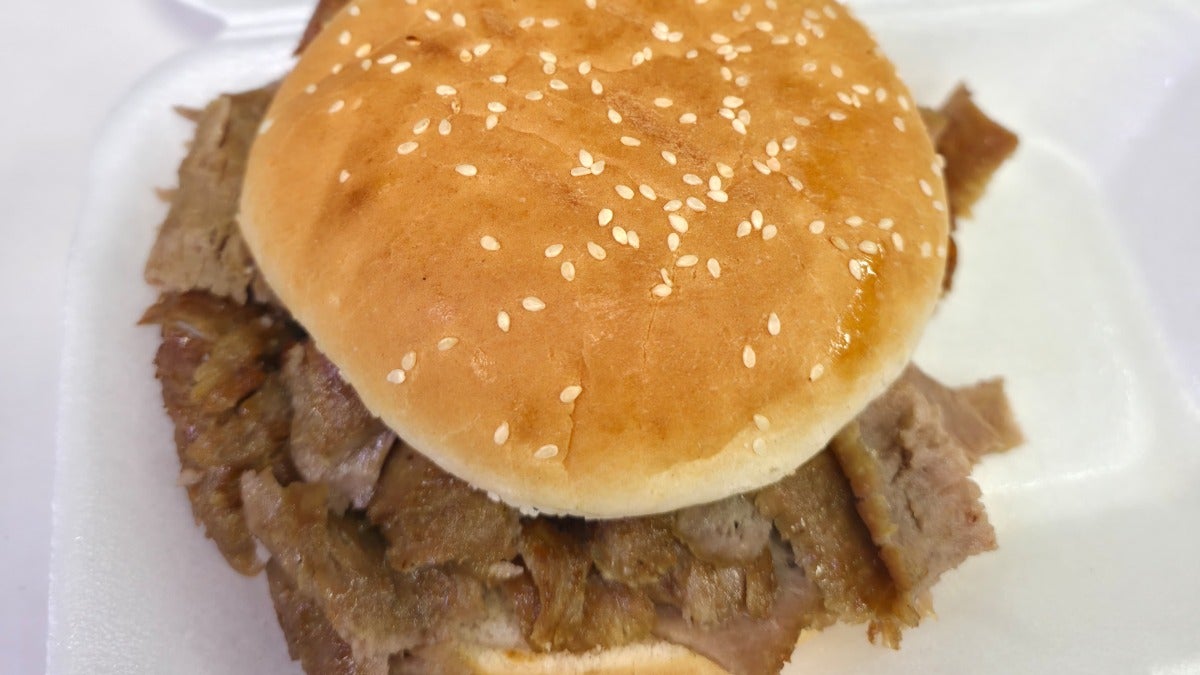 Lamb Doner In a Bun