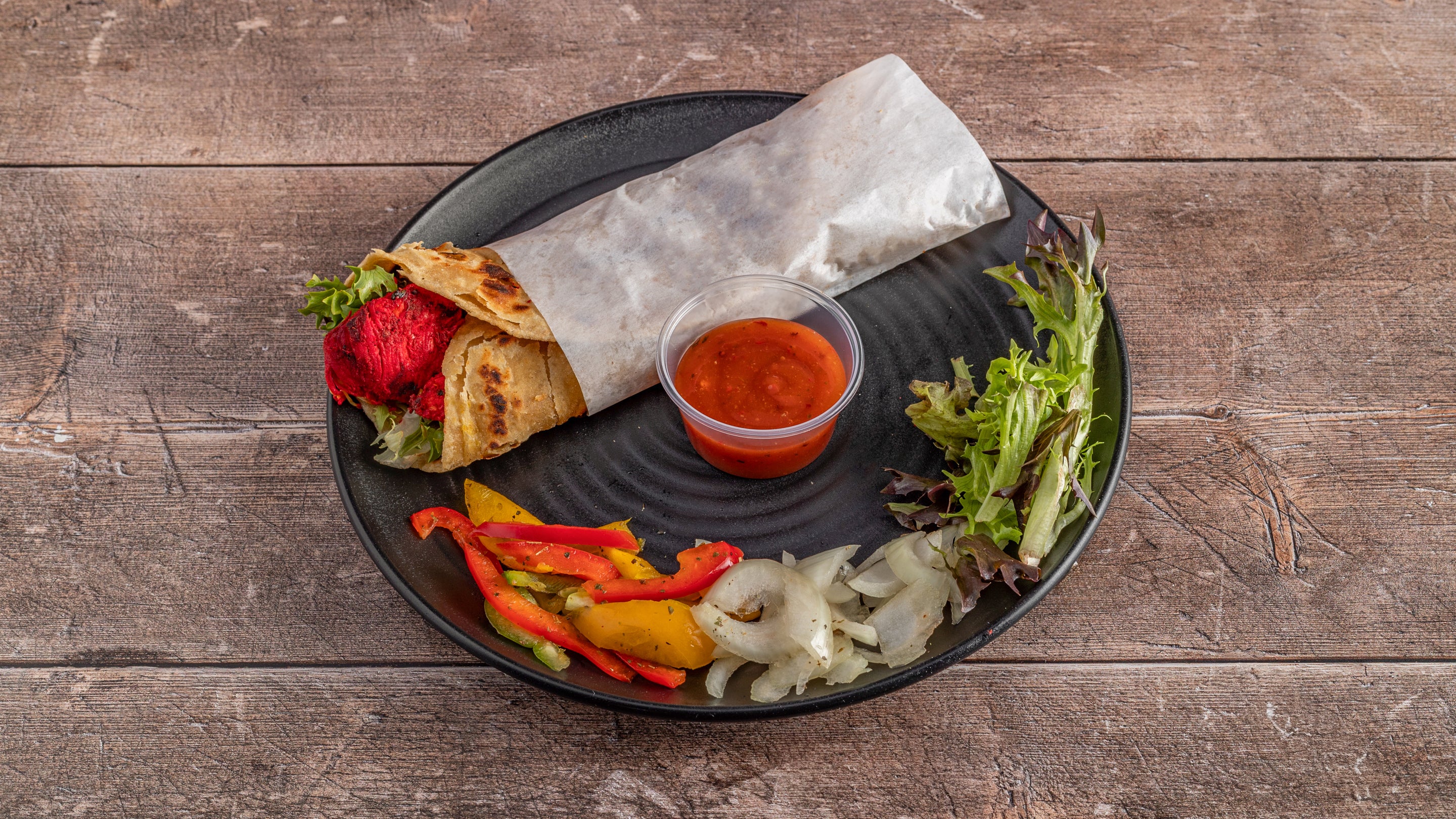 Chicken Tikka Paratha Roll