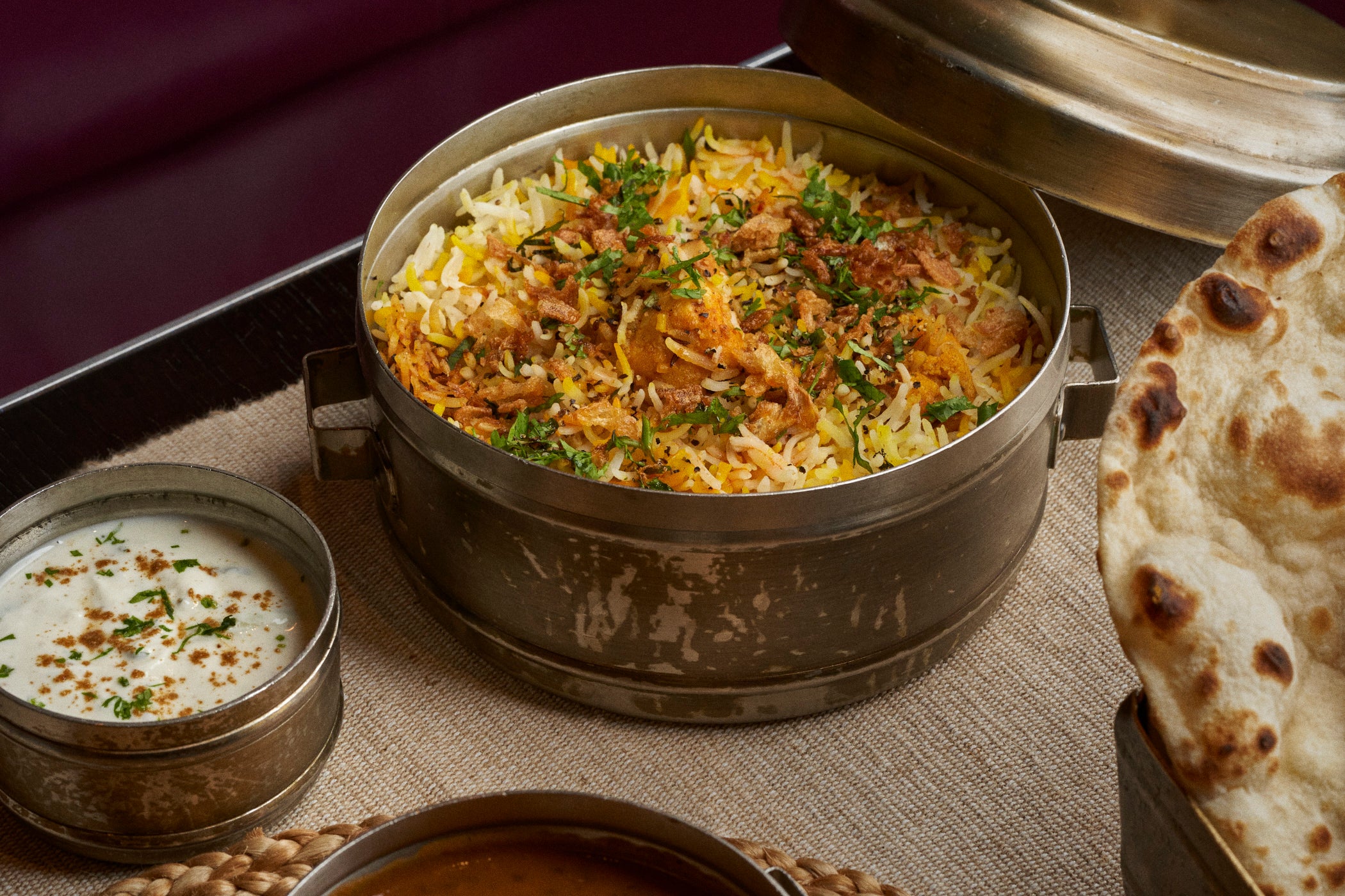 Dum Vegetable Biryani (V)