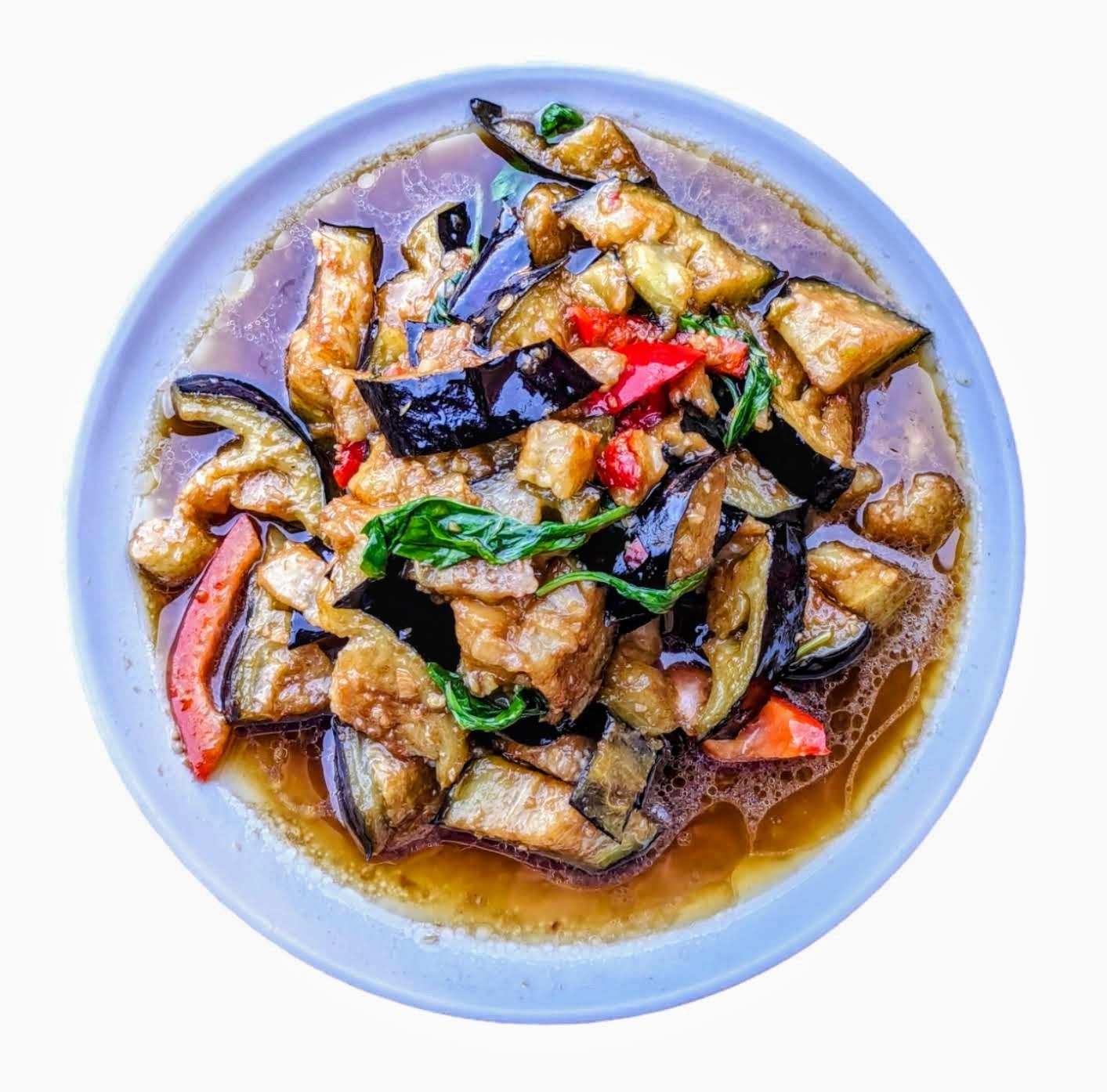 Stir Fried Aubergine