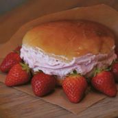 Strawberry Cream Bun