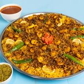 Shrimp Biryani Tray for 5 People