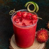Rambutan Juice, Water melon with Lime and Red Chili Ice Crush