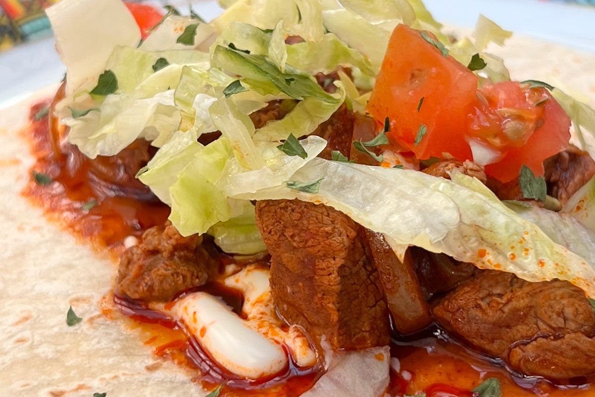 Spicy Lamb Tacos (H)
