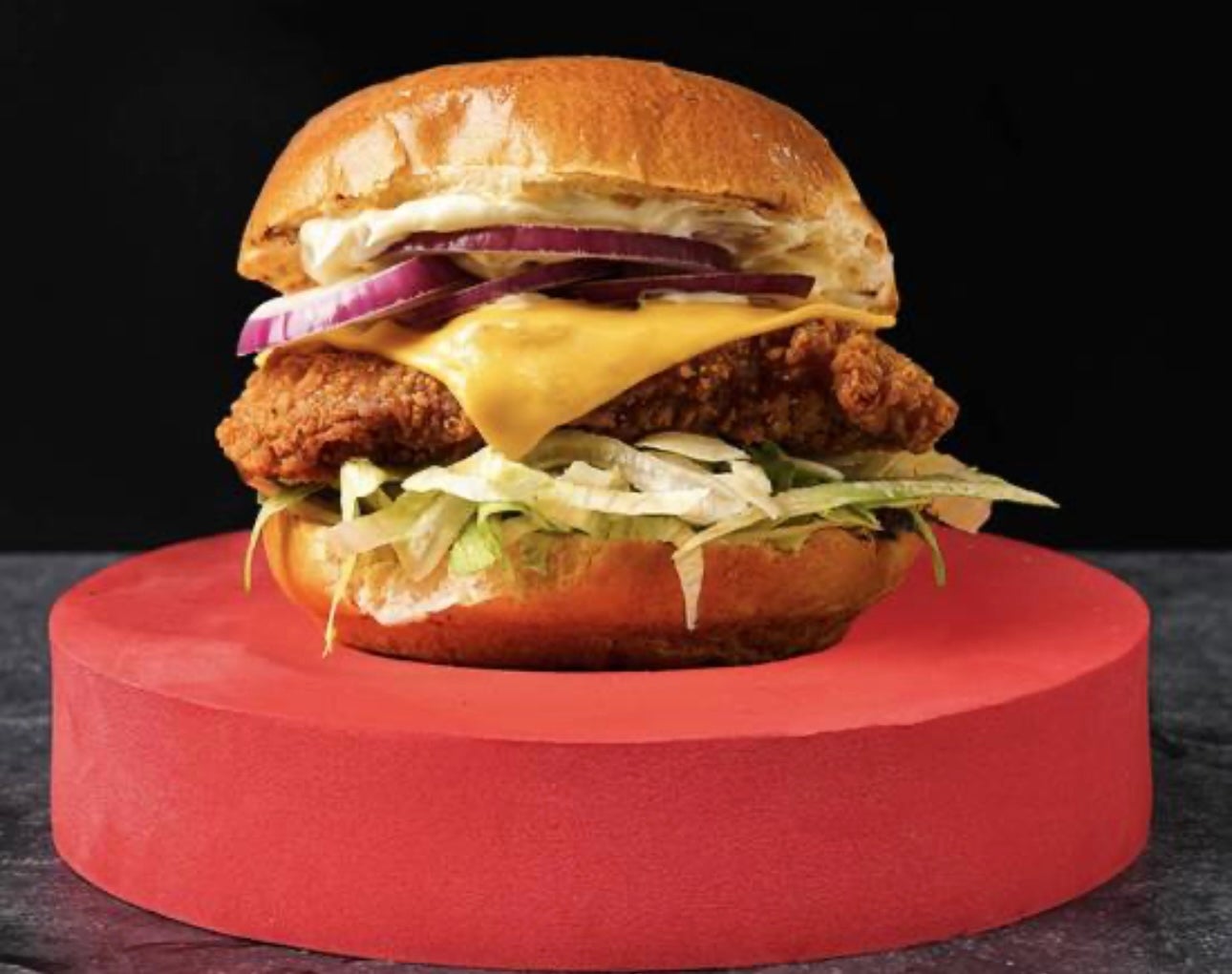 Fried Chicken Burger & Side