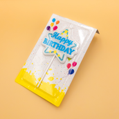 Happy Birthday Stand Candle