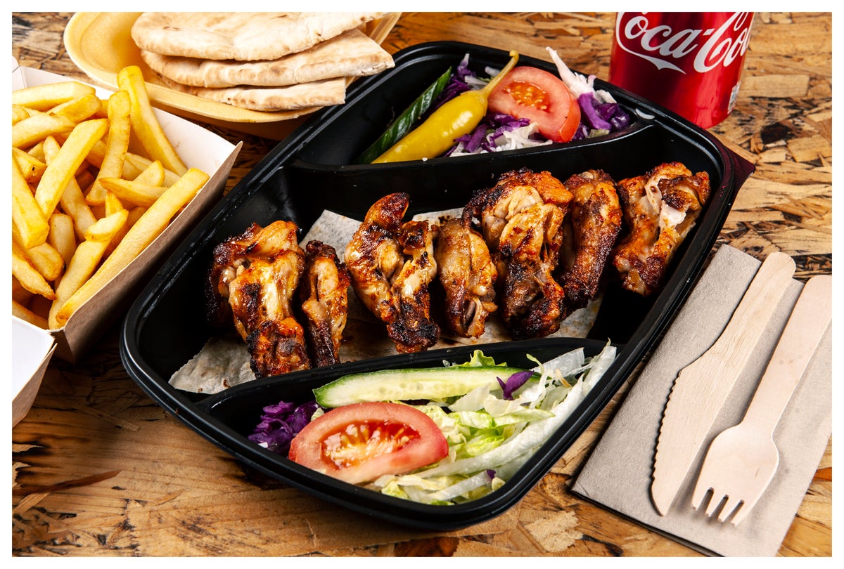 8 Pcs Wings and Chips