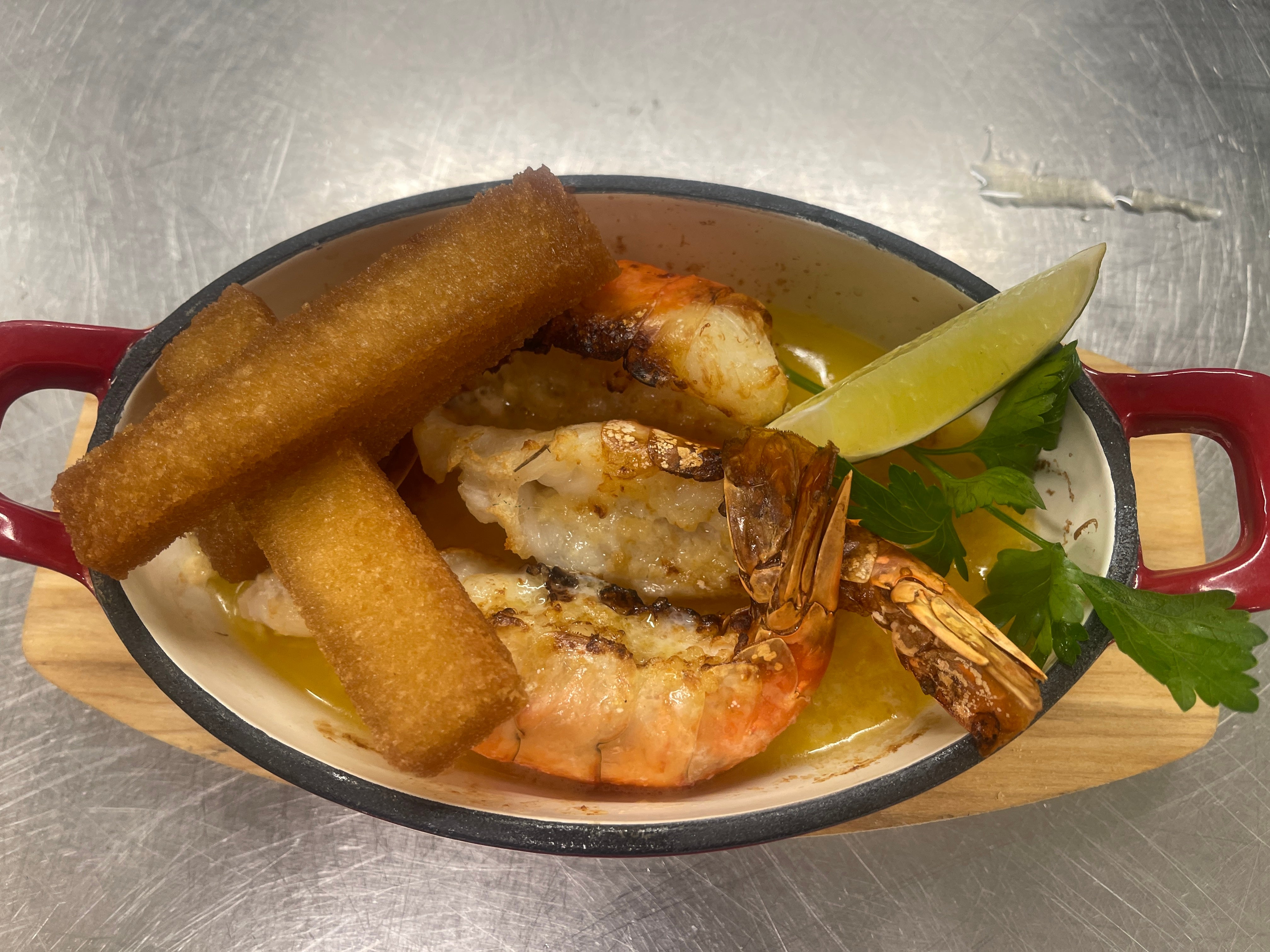 Grilled Garlic Prawn in Shell 蒜蓉焗有殼蝦