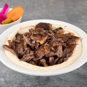 Hommous With Meat Shawarma