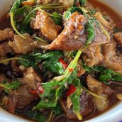 Stir Fried Beef With  Basil
